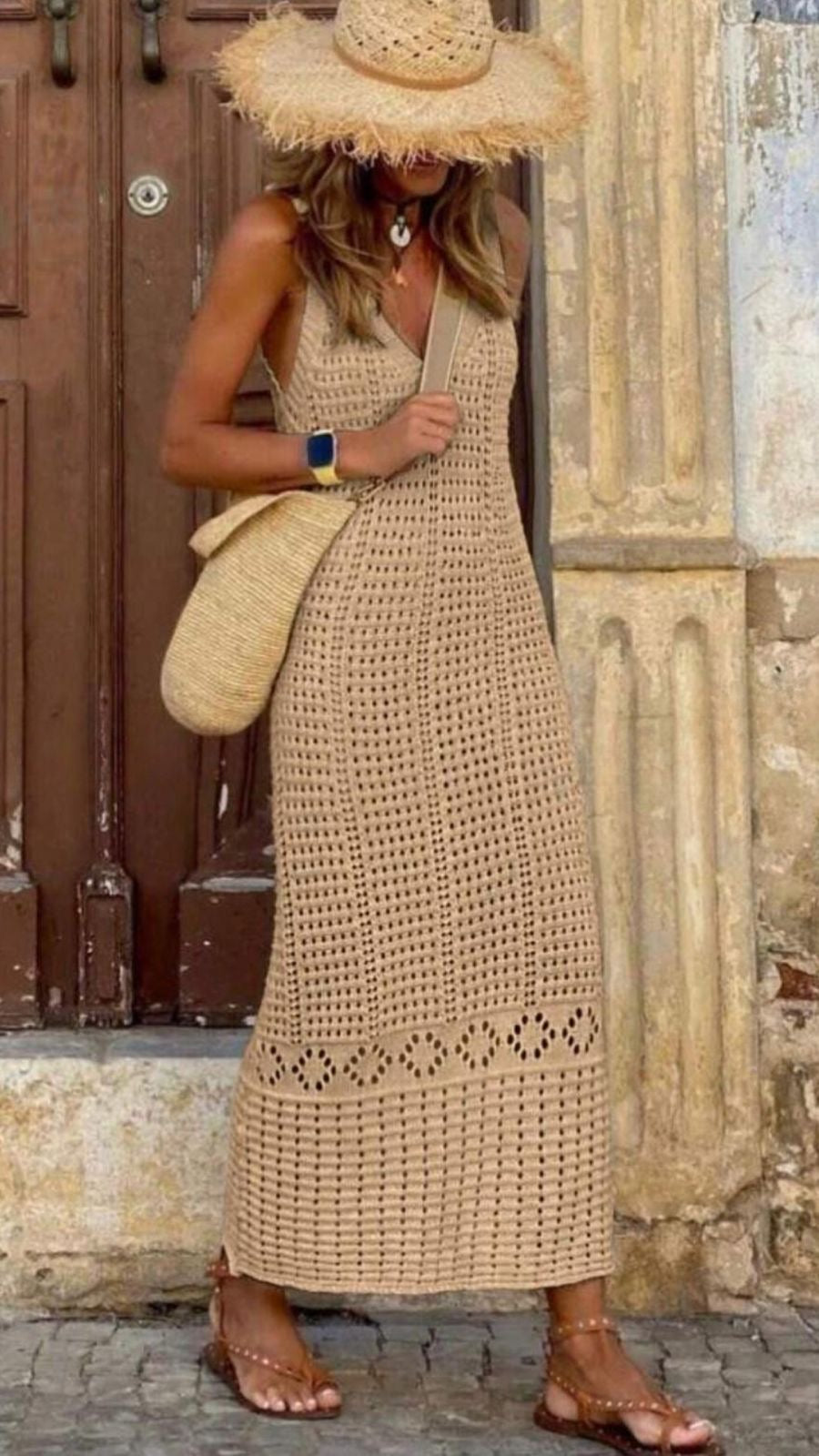 Amalfi Crochet Dress