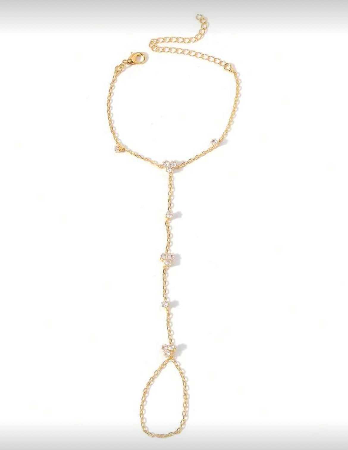 Stone Detail Hand Chain