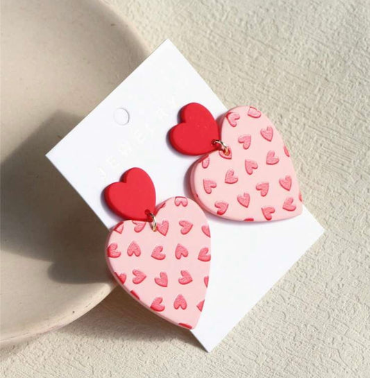 “Hearts be Popping” Earrings
