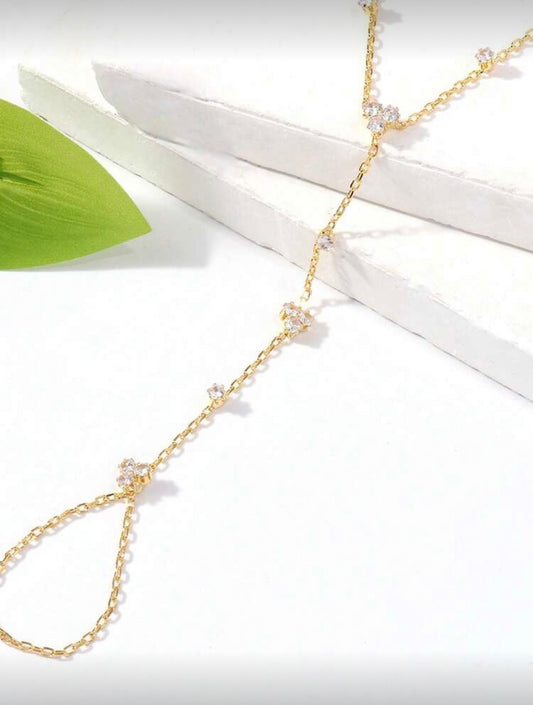 Stone Detail Hand Chain