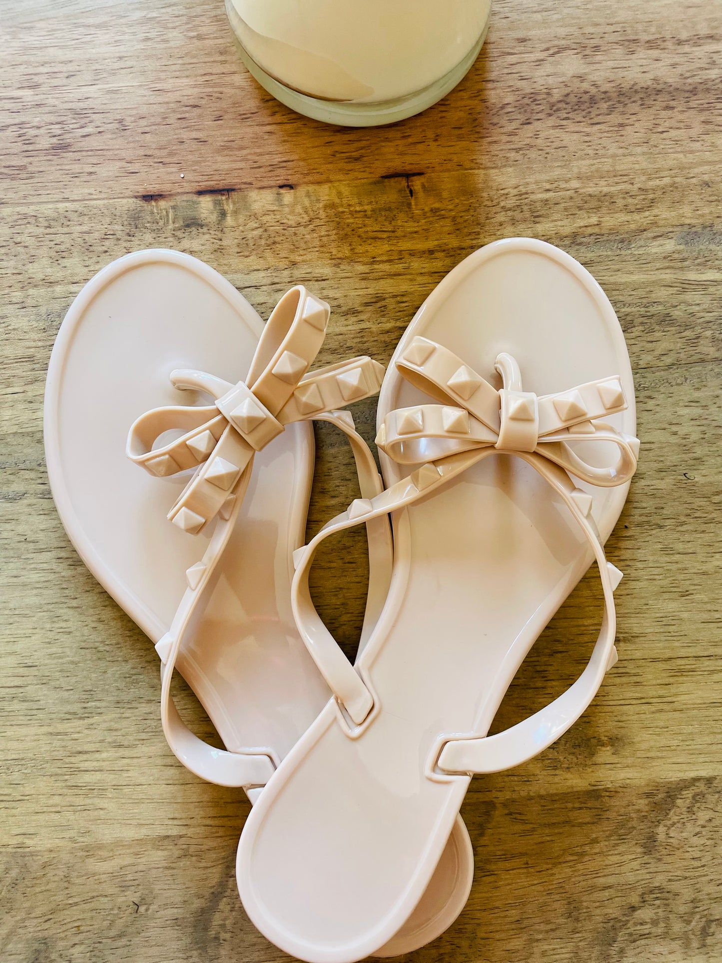 Bow Sandals Cream